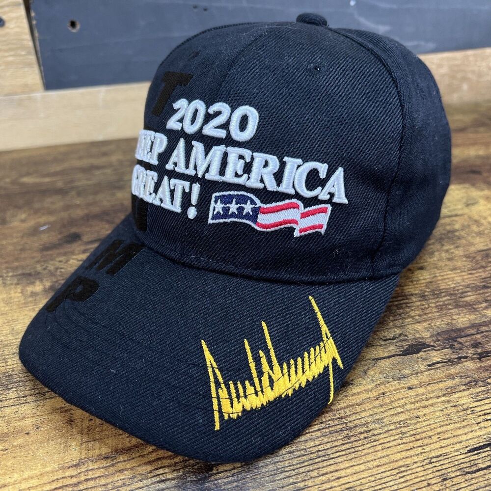 Trump 2020 Keem America Great! Black Adjustable Hat Baseball Cap